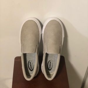 Perforated Slip-On Sneakers